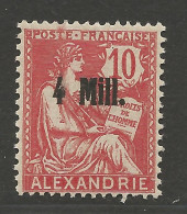 ALEXANDRIE N° 37 NEUF*  CHARNIERE  / Hinge / MH - Ungebraucht