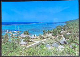 Polynésie Francaise Moorea Kiaora Village Nice Postcard - Frans-Polynesië