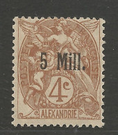 ALEXANDRIE N° 39 NEUF* TRACE DE CHARNIERE  / Hinge / MH - Nuovi