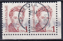 MARGARET Mitchell EN PAIRE CACHET  ROCHESTER - Used Stamps