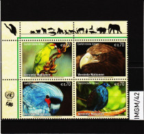 IMGM/42 VEREINTE NATIONEN UNO WIEN 2011  MICHL  732/35 VIERERBLOCK ** Postfrisch Siehe ABBILBUNG - Nuovi