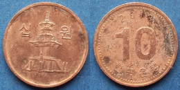 SOUTH KOREA - 10 Won 2013 "Pagoda At Pul Puk Temple" KM# 103 Monetary Reform (1966) - Edelweiss Coins - Korea, South