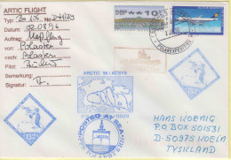 Germany Arctic Heli Flight From Polarstern To Polarstern 02.08.1996 (JS153B) - Voli Polari