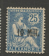 ALEXANDRIE N° 42 NEUF* TRACE DE CHARNIERE  / Hinge / MH - Ongebruikt