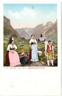 Gruss Aus Dem APPENZELLERLAND Alp Senn Und Frauen In Tracht - Appenzell