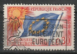 Francia 1965 - Consiglio Europeo (Service Stamp) Used - Instituciones Europeas