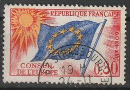 Francia 1965 - Consiglio Europeo (Service Stamp) Used - Institutions Européennes