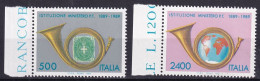 Italien 2088 - 2089 Postfrisch, 100 Jahre Ministerium Für Das Post Und Fernmeldewesen (Nr. 2461) - 1981-90: Neufs