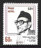 NEPAL. N°478 Oblitéré De 1990. Personnalité. - Nepal