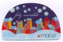 Macy's, U.S.A., Carte Cadeau Pour Collection, Sans Valeur # Macys-3 - Cartes De Fidélité Et Cadeau