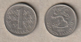 02179) Finnland, 1 Markka 1980 - Finlande