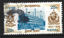 NEPAL. N°262 Oblitéré De 1973. Interpol. - Polizia – Gendarmeria