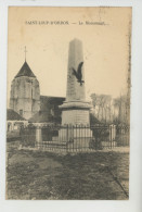 SAINT LOUP D'ORDON - Le Monument Aux Morts - Aillant Sur Tholon