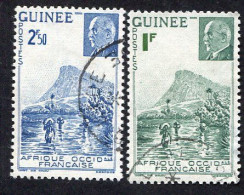 Colonie Française, Guinée N°176/177 Oblitérés, Qualité Très Beau - Gebraucht