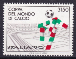 Italien 2049 Postfrisch, Fußball - Weltmeisterschaft 1990 In Italien (Nr. 2462) - 1990 – Italie