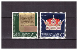 LIECHTENSTEIN   . N °  489 /  490  .   PAIRE  CONSTITUTION      OBLITEREE  .  SUPERBE . - Used Stamps