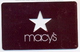 Macy's, U.S.A., Carte Cadeau Pour Collection, Sans Valeur # Macys-11 - Cadeaubonnen En Spaarkaarten