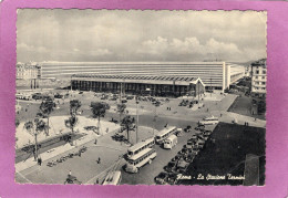 ROMA Terminus Station Square  Tram - Autobus - Automobili - Camion - Transports