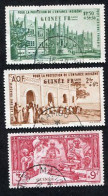 Colonie Française, Guinée, Poste Aérienne N°6/8 Oblitérés, Qualité Très Beau - Used Stamps