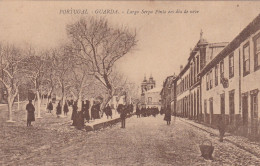 POSTCARD PORTUGAL - GUARDA - LARGO SERPA PINTO EM DIA DE NEVE - Guarda