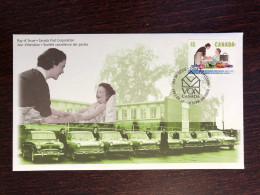 CANADA FDC COVER 1997 YEAR NURSES HEALTH MEDICINE STAMPS - Briefe U. Dokumente