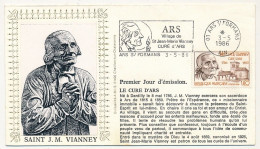 FRANCE =>  Env. FDC 1,80 Saint J.M.Vianney - OMEC Ars S/ Formans 3/5/85 Concordante - 1980-1989