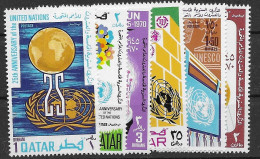 Qatar 1970 Mlh (low Hinge Traces) 20 Euros Complete Set - Qatar