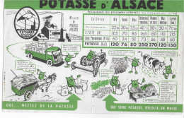 Buvard Annees  50's  NEUF POTASSE ALSACE - Other & Unclassified