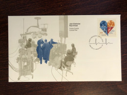 CANADA FDC COVER 2004 YEAR CARDIOLOGY HOSPITAL HEART HEALTH MEDICINE STAMPS - Covers & Documents