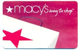 Macy's, U.S.A., Carte Cadeau Pour Collection, Sans Valeur # Macys-18 - Cadeaubonnen En Spaarkaarten