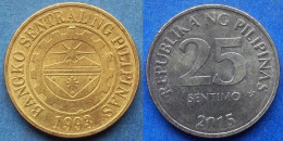 PHILIPPINES - 25 Sentimos 2015 KM# 271a Monetary Reform (1967) - Edelweiss Coins - Filippijnen