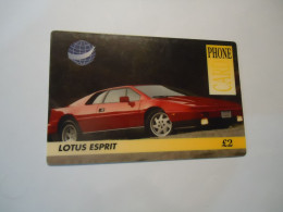 UNITED KINGDOM U.K   PHONECARDS CAR CARS LOTUS - Cars