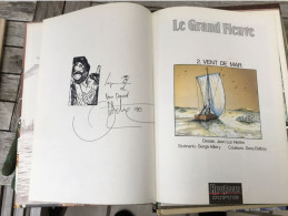 Le Grand Fleuve 2  Vent De Mar EO DEDICACE BE Dupuis 10/1990 Aillery Hiettre (BI3) - Autographs