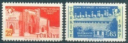 1957 TURKEY 11TH CONGRESS OF THE WORLD MEDICAL ASSOCIATION MNH ** - Unused Stamps