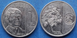 PHILIPPINES - 1 Piso 2018 "Jose Rizal / Waling Waling Orchid" KM# 300 Monetary Reform (1967) - Edelweiss Coins - Filipinas