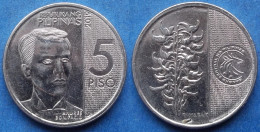 PHILIPPINES - 5 Piso 2019 "Andres Bonifacio / Tayabak Plant" KM# 302 Monetary Reform (1967) - Edelweiss Coins - Filipinas