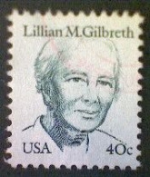 United States, Scott #1868, Used(o), 1984, Lilian Gilbreth, 40¢, Dark Green - Oblitérés