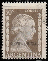 Argentine Service 1953. ~ S 369 - 50 C. Eva Peron - Service