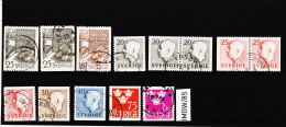 IMGW/85 SCHWEDEN 1952  Michl  367/75  Gestempelt / Entwertet  ZÄHNUNG Und STEMPEL SIEHE ABBILDUNG - Used Stamps