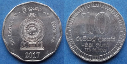 SRI LANKA - 10 Rupees 2017 KM# 221 Republic (1972) - Edelweiss Coins - Sri Lanka