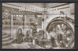 2023 Liechtenstein Lowena Power Plant Electricity Engineering Souvenir Sheet MNH @ BELOW FACE VALUE - Neufs