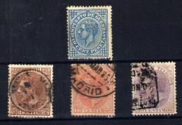 España Nº 184,203,210/11. Años 1876-82 - Used Stamps