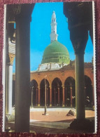 SAUDI ARABI ,MECCA ,THE LEGENDRY GREEN DOME IN THE PROPHET'S ,POSTCARD - Saudi Arabia