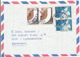 Turkey Air Mail Cover Sent To Denmark 11-11-1975 - Corréo Aéreo