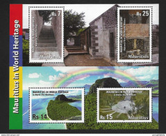 Mauritius 2011 4v Minisheet (Souvenir Sheet) MNH - UNESCO World Heritage - Maurice (1968-...)