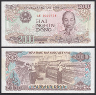Vietnam 2000 2.000 Dong 1988 Pick 107a UNC (1)     (29776 - Other - Asia