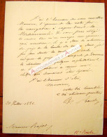 ● L.A.S 1832 Baron Jean-Jacques BAUDE Politique écrivain - Navigation à Vapeur Méditerranée Bajot Né Valence Lettre - Politicians  & Military