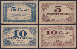 Frankreich - France Lille 5 + 10 Centimes 1917 Banknote F/VF (3/4)    (26758 - Sonstige & Ohne Zuordnung