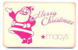 Macy's, U.S.A., Carte Cadeau Pour Collection, Sans Valeur # Macys-46 - Cartes De Fidélité Et Cadeau