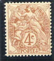 Réf 83 > FRANCE  TYPE BLANC < N° 110b * * Brun Foncé < Neuf Luxe * * MNH - 1900-29 Blanc